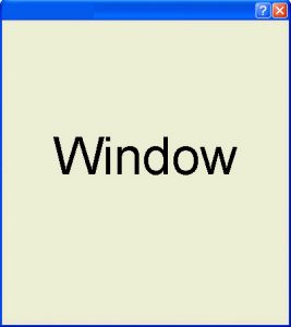 window