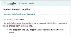 toggle definition