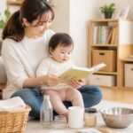 高額な教材ではなく家にある絵本や身近な物で赤ちゃんと英語にふれる親子